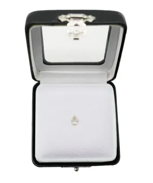 0.34 ct LIGHT FANCY YELLOW PEAR ROSE CUT SHAPE DIAMOND ANL-P12-33