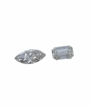 0.58 ct MARQUISE & EMERALD NATURAL FANCY GREY DIAMOND SET OF 2 ANL-S20-34