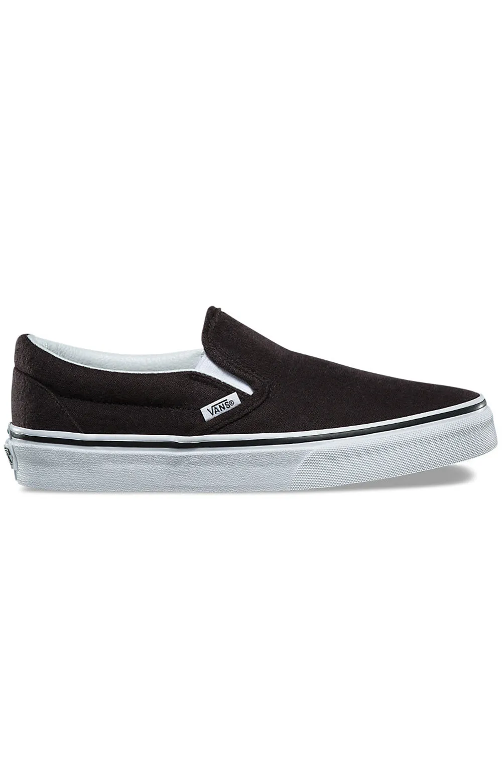 (8F7Qcv) Cotton Hemp Classic Slip On Shoe   Licorice