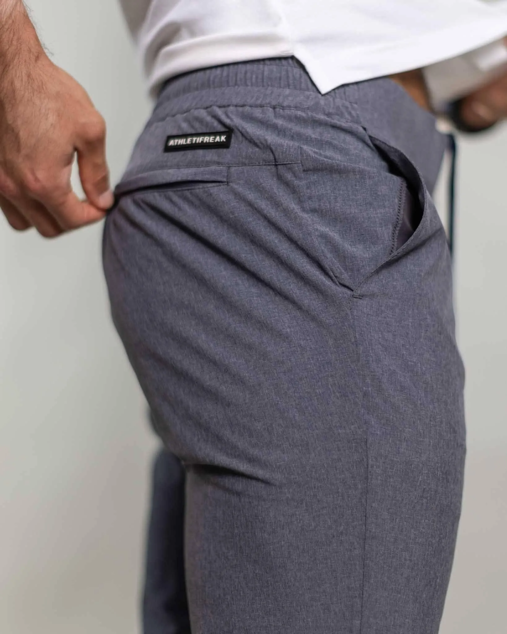 [AIRLOOM] Rover Pull On Pant - Heather Blue