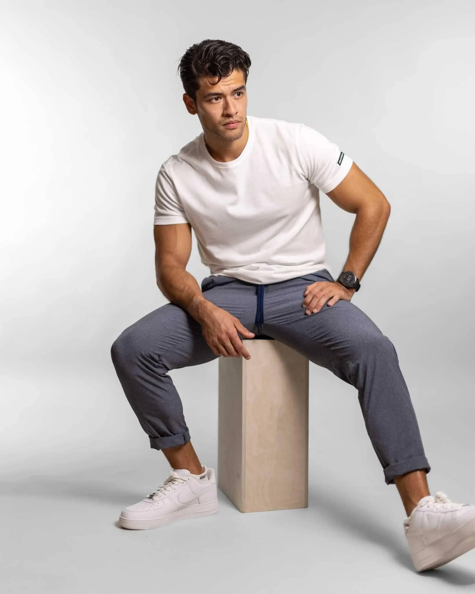 [AIRLOOM] Rover Pull On Pant - Heather Blue