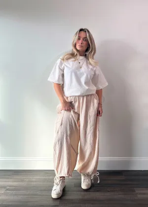 Ally Drawstring Cotton Pants