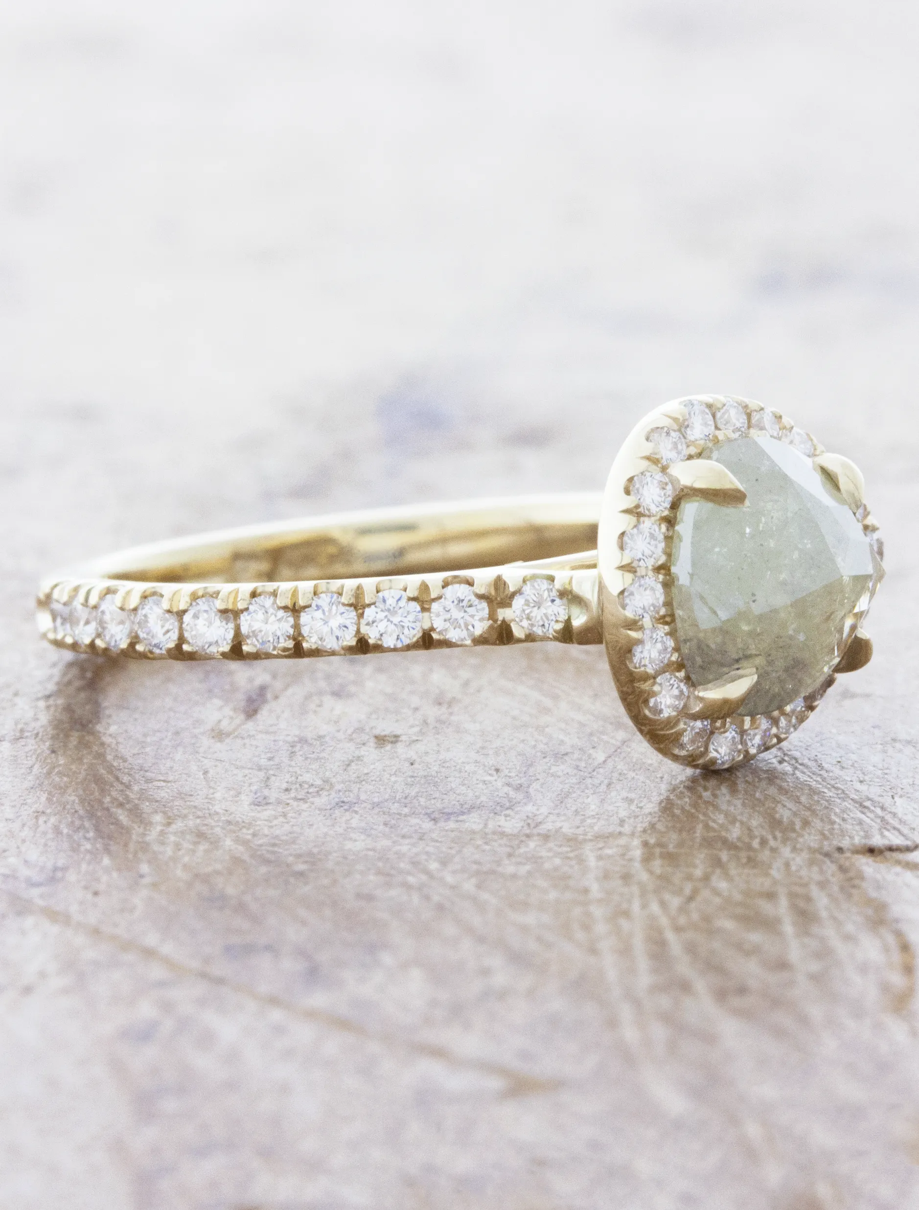 Audrix - 1.19ct Rustic Pear Diamond