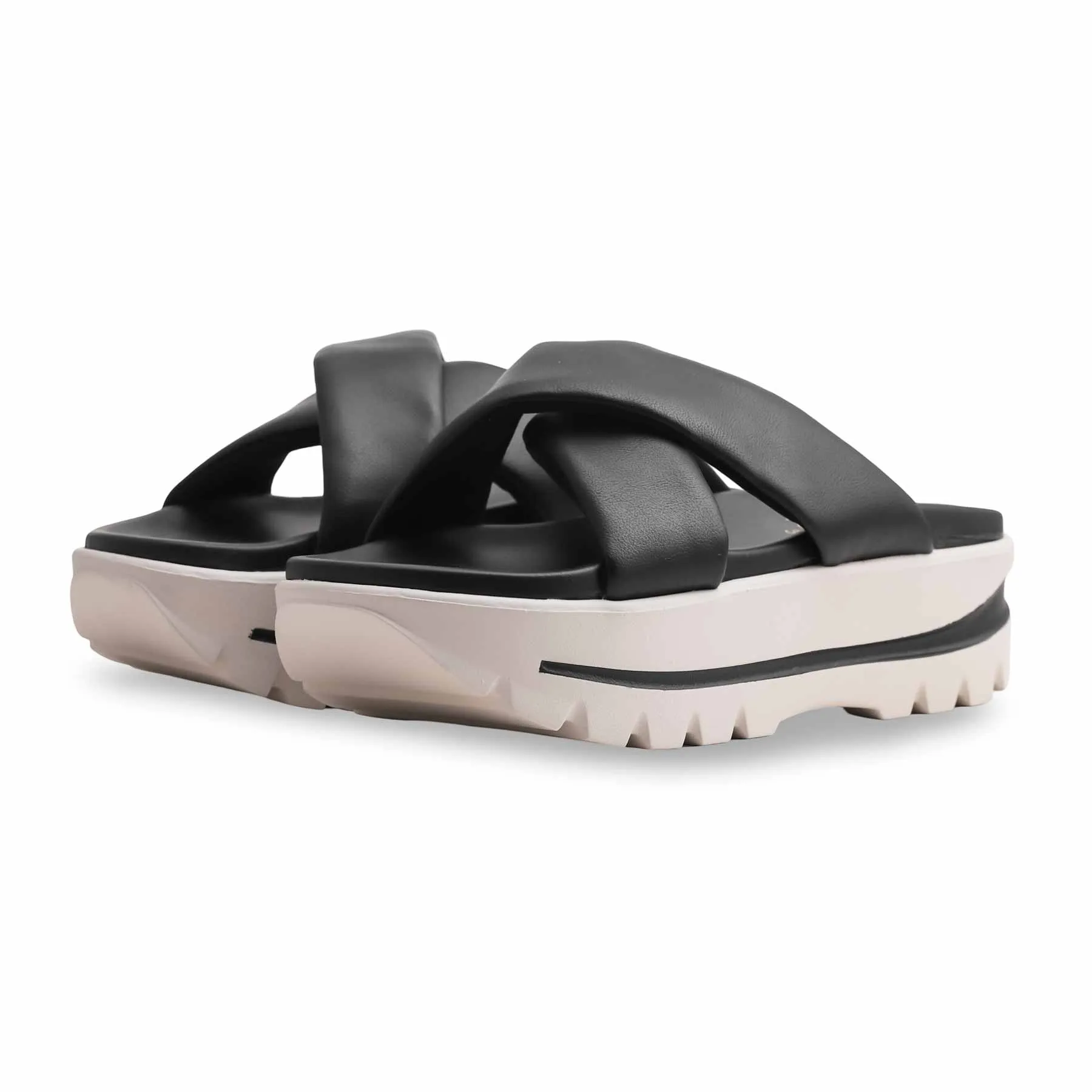 Black Formal Slipper PU0372