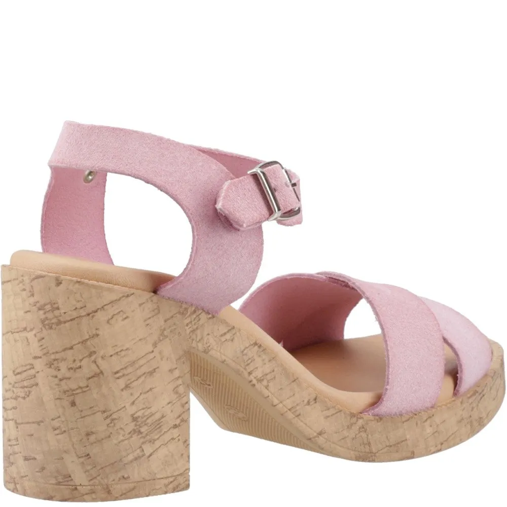 Blush Georgia Cork Sandals