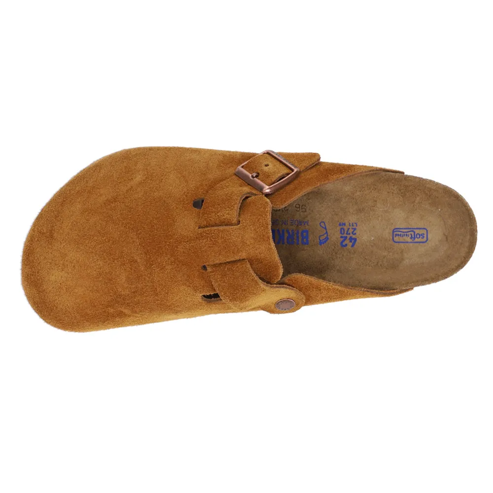 Boston Soft Suede Footbed Sandals