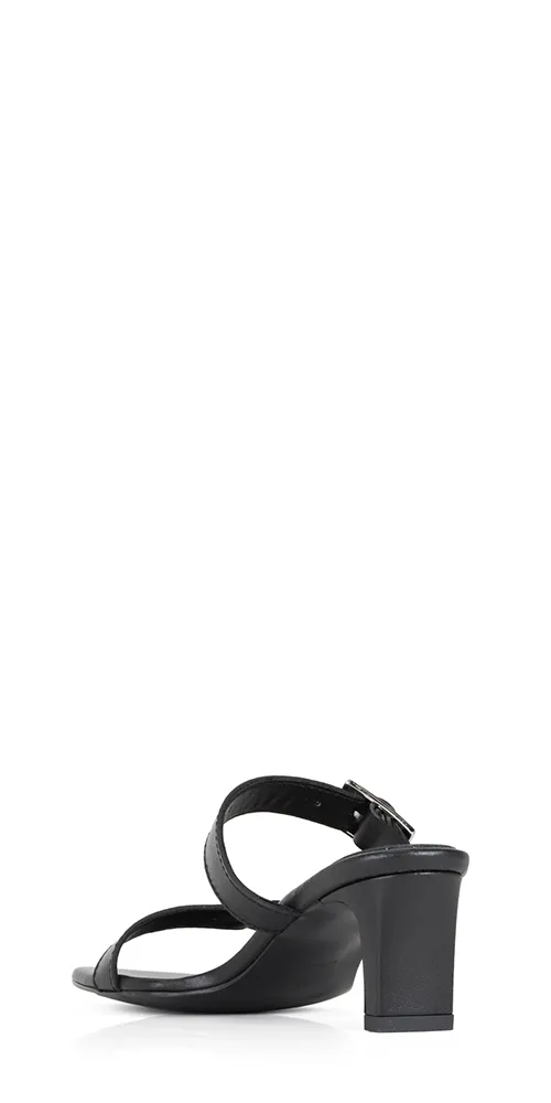 Buckle Heels Black