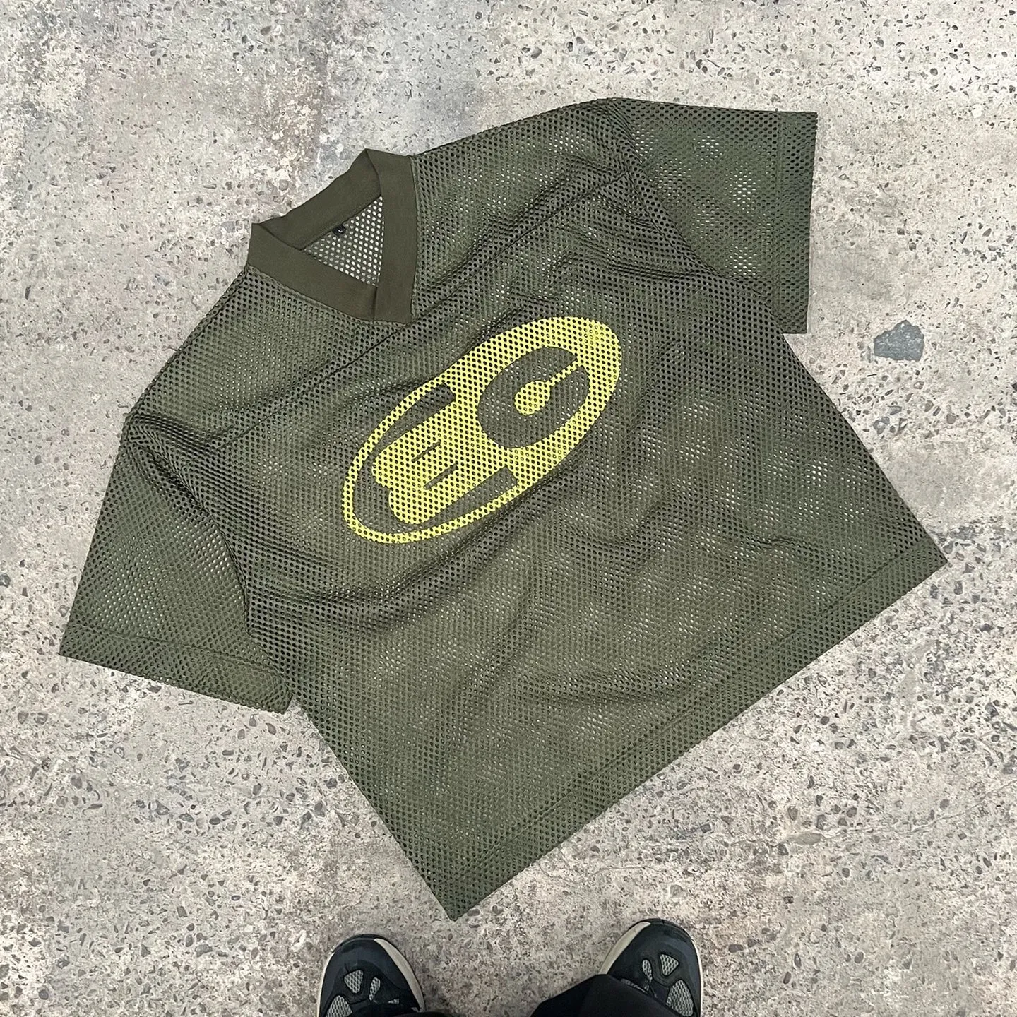 Casual Retro Fashion Mesh Jersey