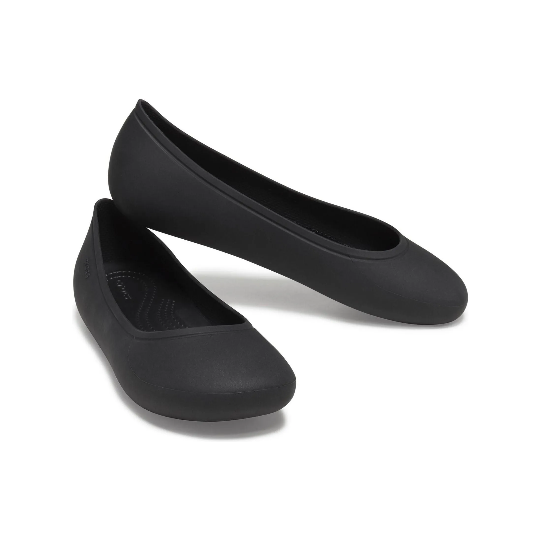 Crocs Brooklyn BLACK Flat Shoe 209384-001