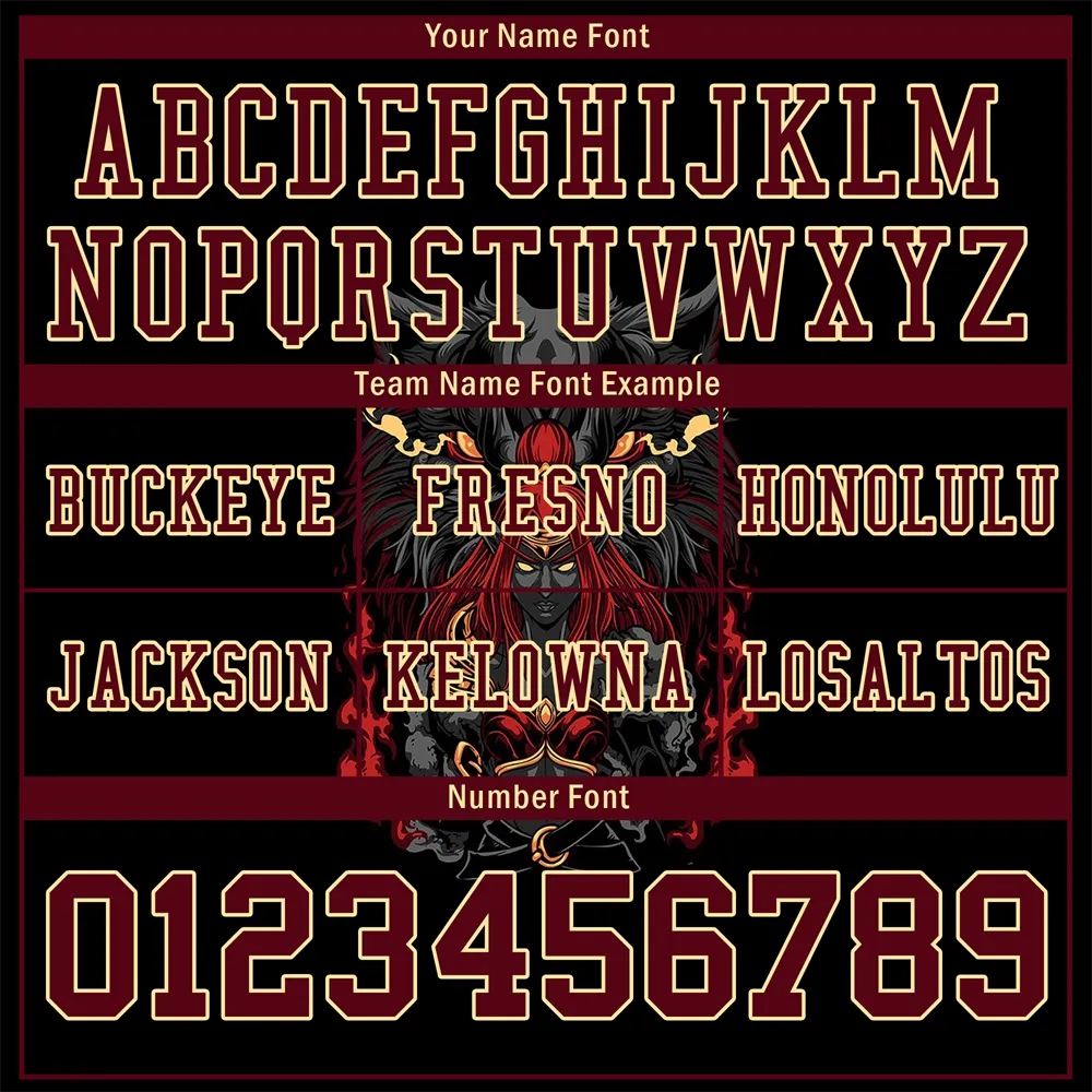 Custom Black Skull Fashion Brown Personalized Authentic Football Jersey FBJ02-bc0fbbf