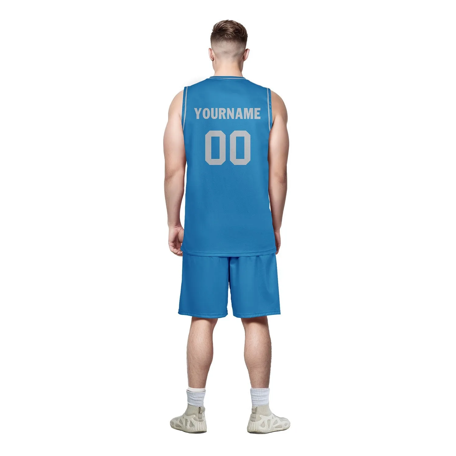 Custom Blue Classic Style Sports Uniform Basketball Jersey BBJ01-D020105-11