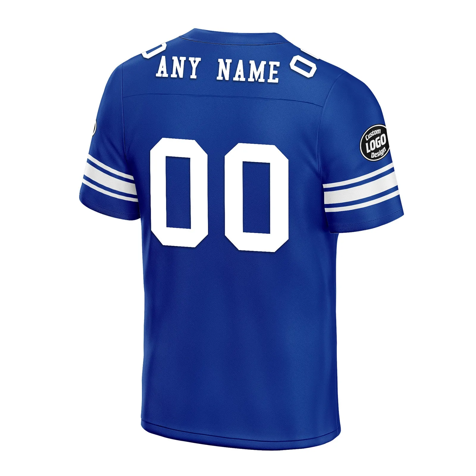 Custom Royal Indianapolis Personalized Authentic Football Jersey FBJ02-D020256-26