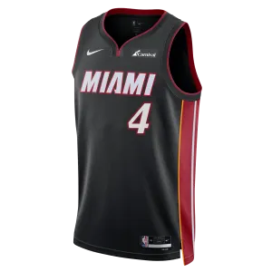 Delon Wright Nike Miami HEAT Icon Black Swingman Jersey