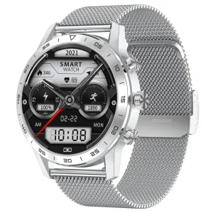 Doctor ECG Smartwatch Stainless steel Elegant Classic Style Bluetooth Calls