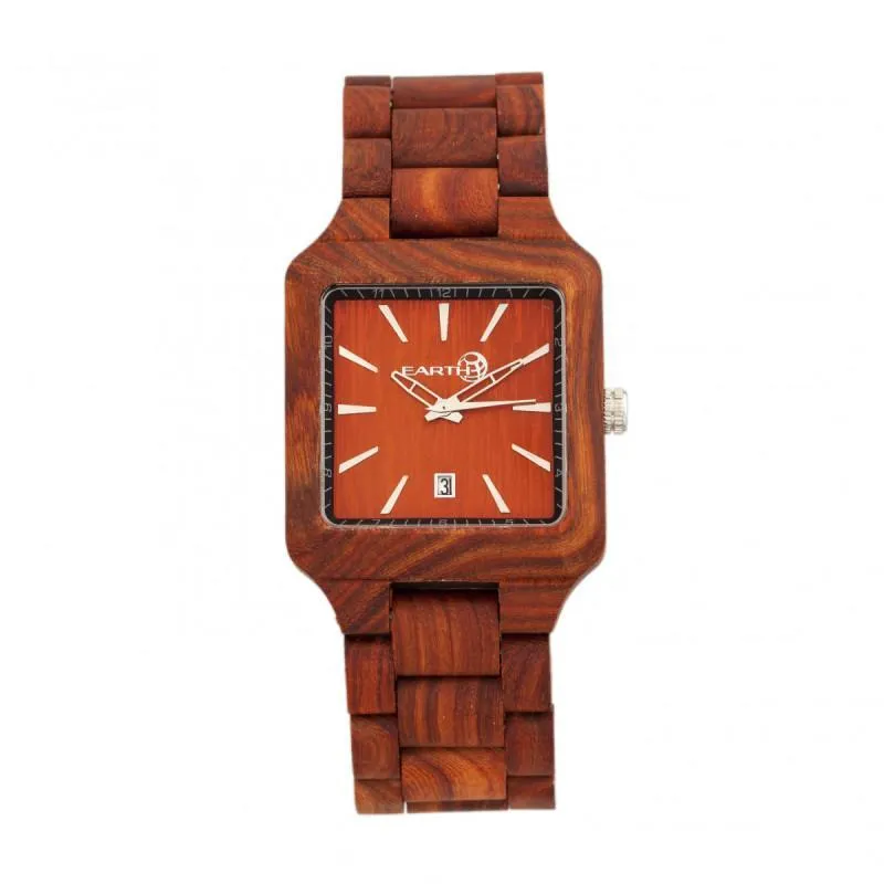 Earth Wood Arapaho Bracelet Watch w/Date