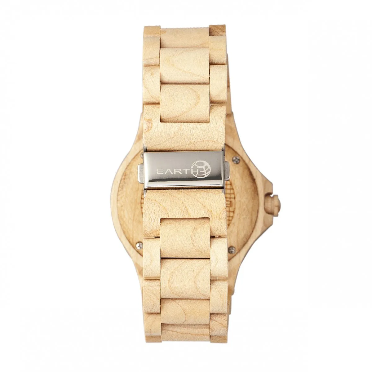 Earth Wood Gila Bracelet Watch w/Magnified Date