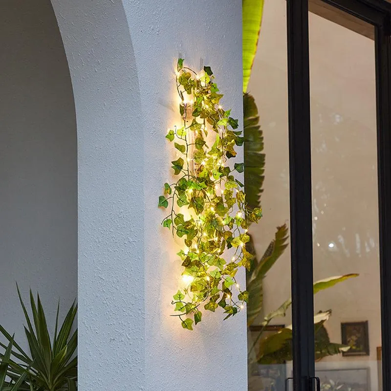 Eco-Friendly Solar Ivy String Lights