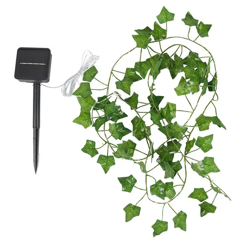 Eco-Friendly Solar Ivy String Lights