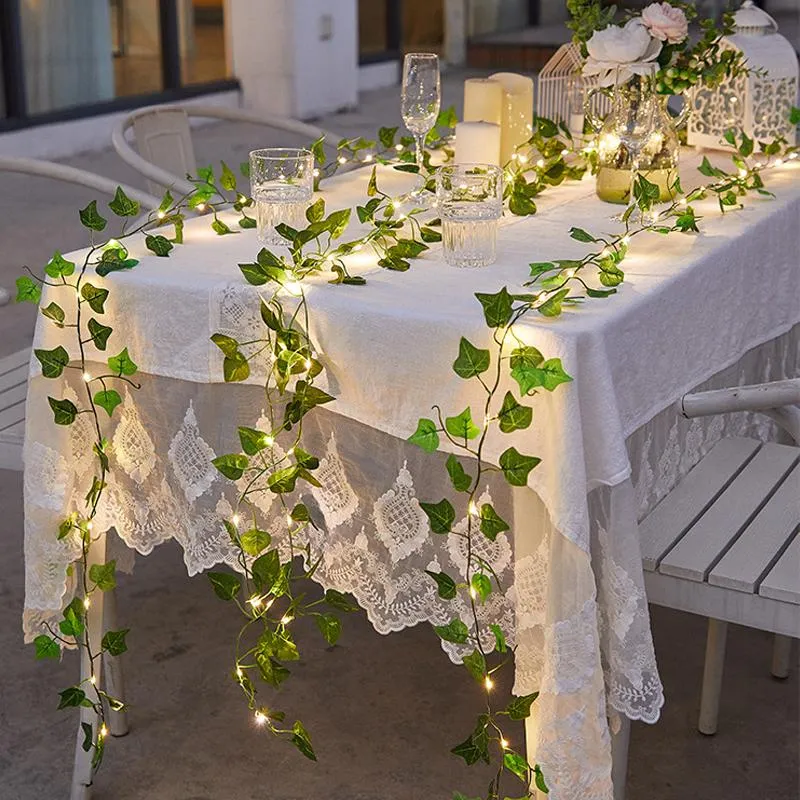 Eco-Friendly Solar Ivy String Lights