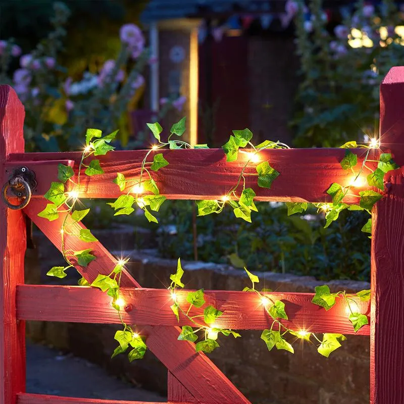 Eco-Friendly Solar Ivy String Lights