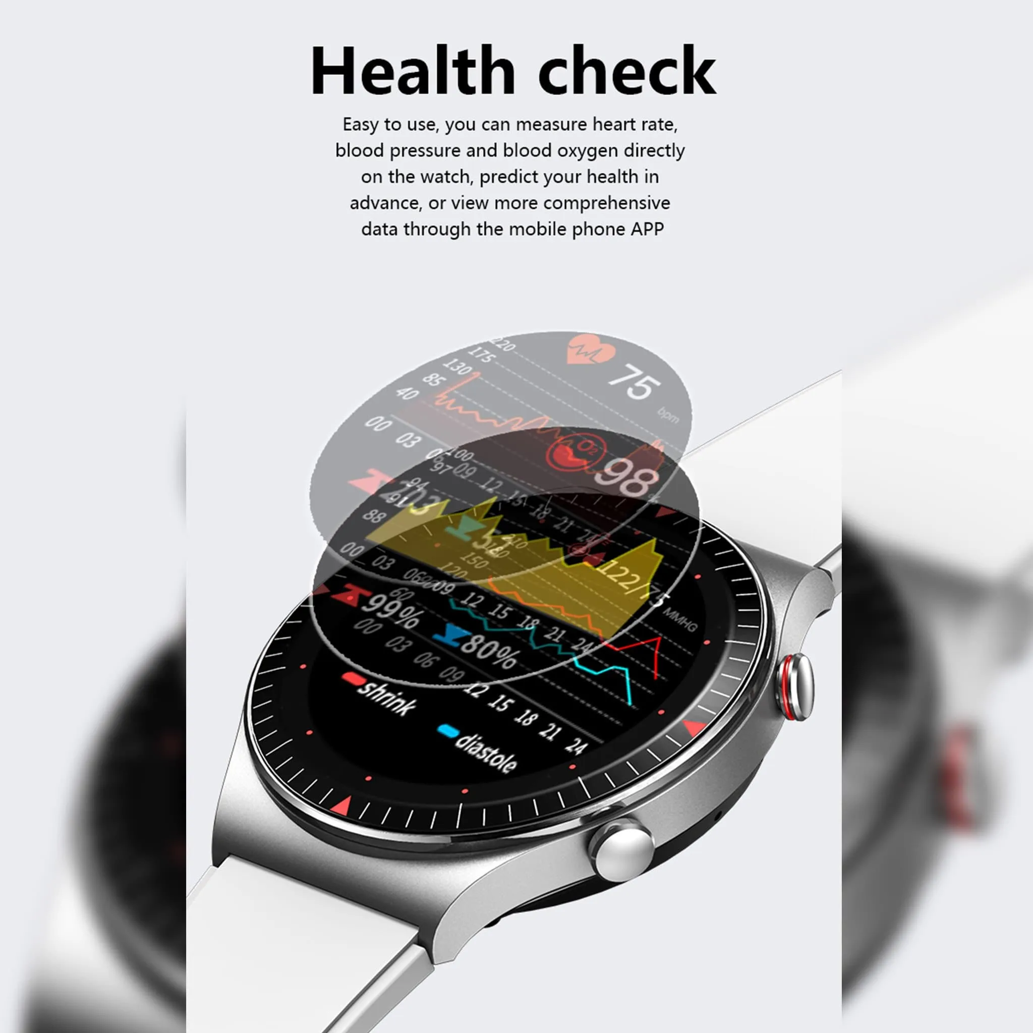 Fashion Smartwatch Voice Assistance Recording Make and Receive calls Voice Assistant