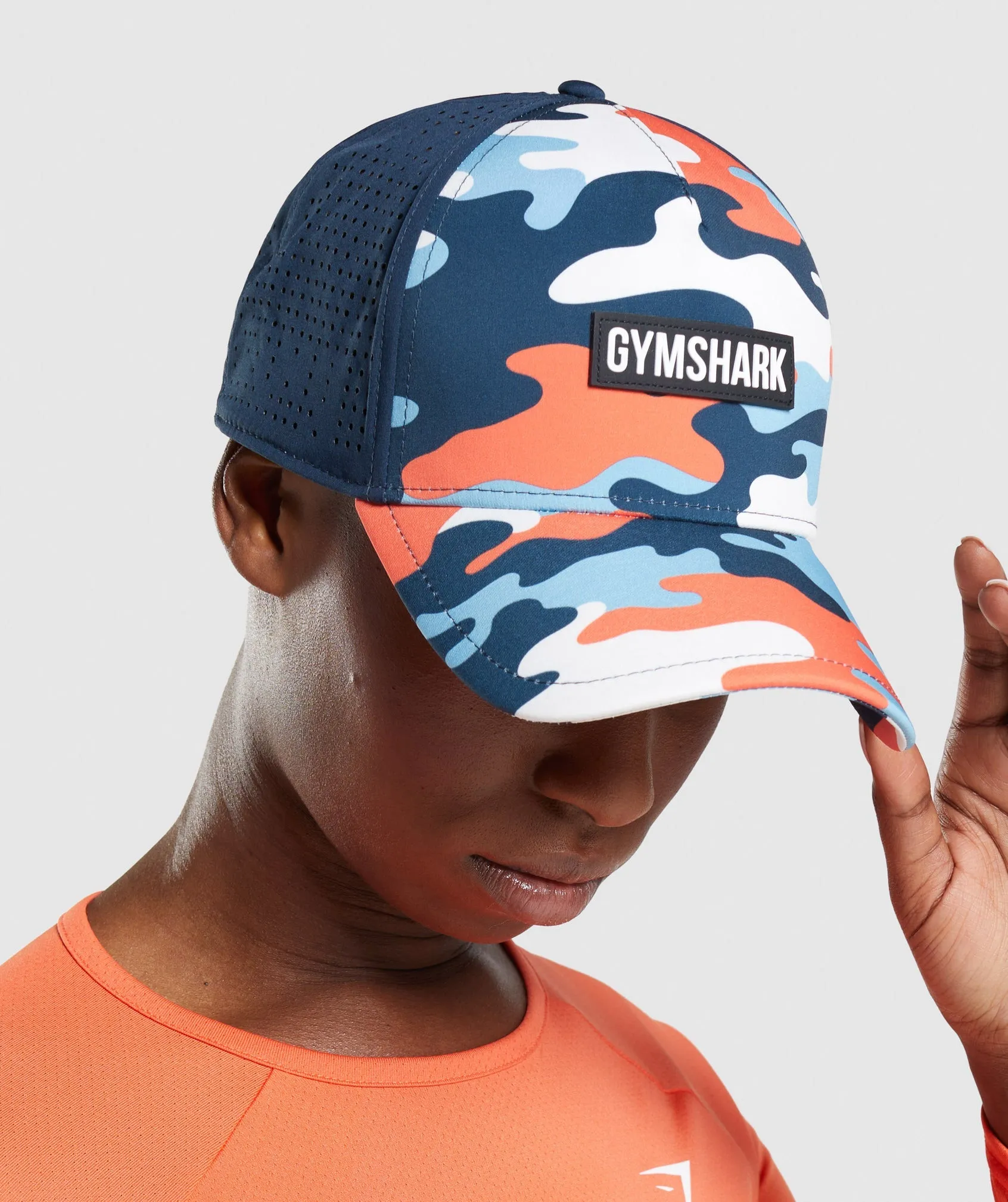 Gymshark Trucker Cap - Orange Print