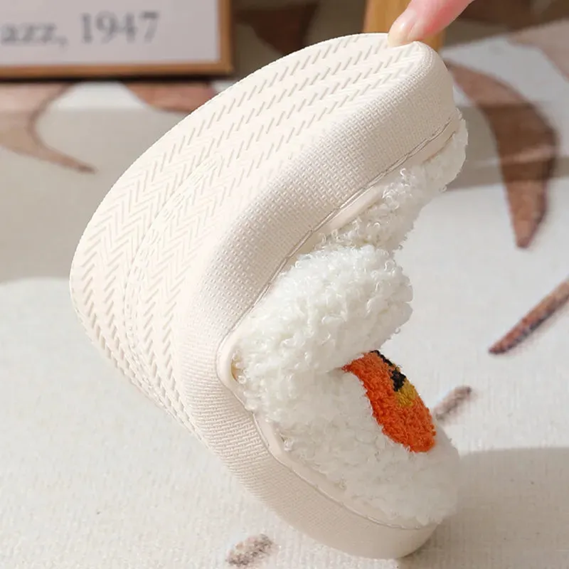 Halloween Pumpkin Cartoon Slippers Warm Winter Slippers Men And Women Couples Indoor House Shoes