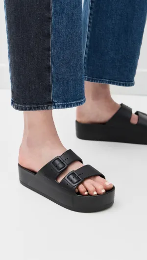 High Black Slides - Freedom Moses