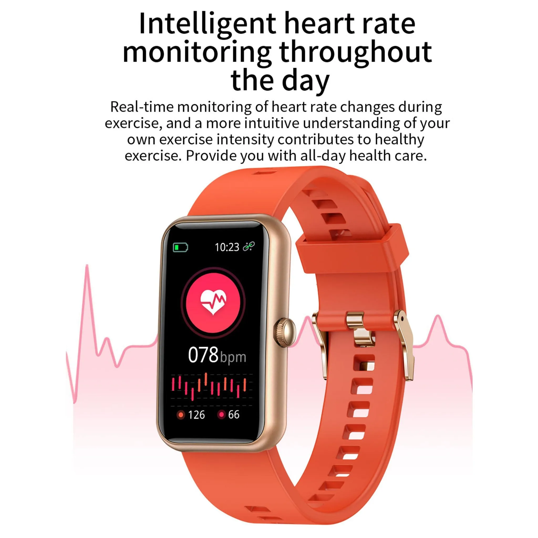 Horizon Sport Health Monitoring Smartwatch Large Screen Women's Health Management