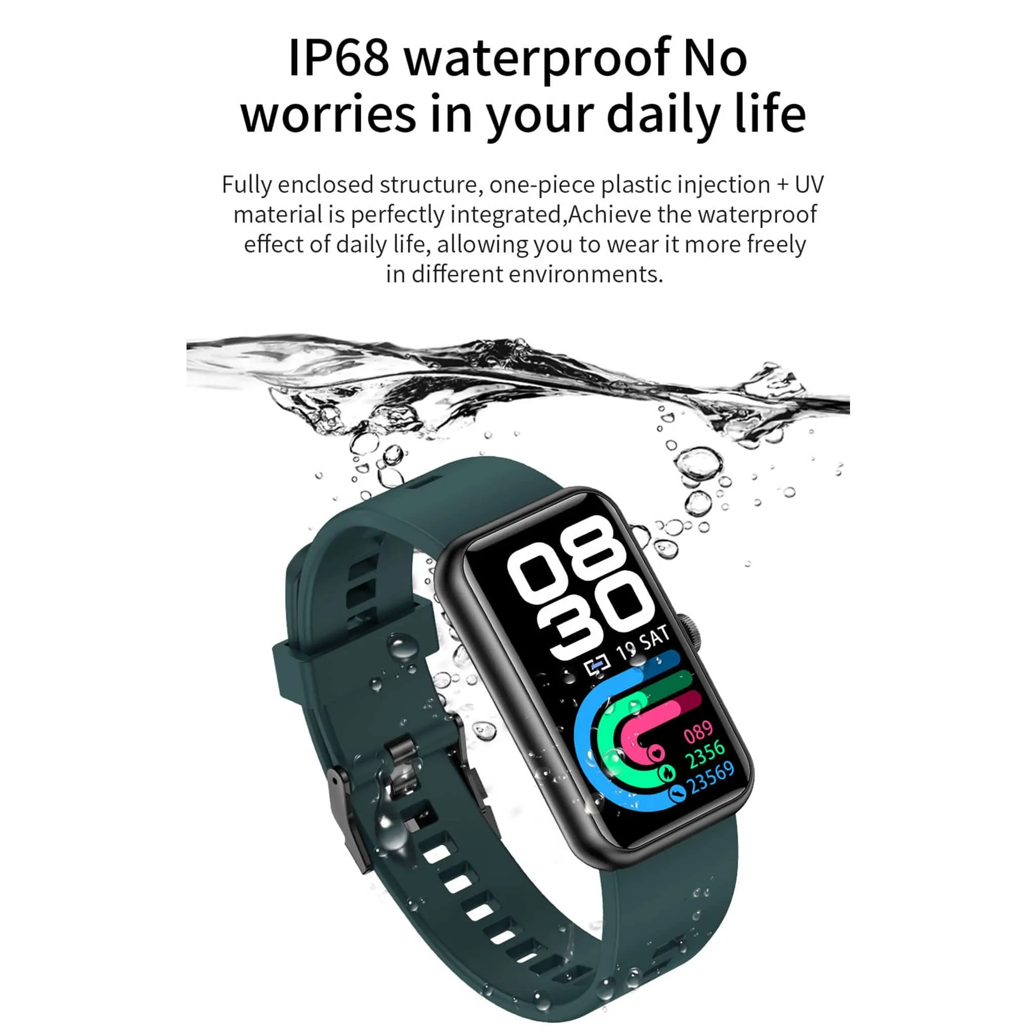 Horizon Sport Health Monitoring Smartwatch Large Screen Women's Health Management