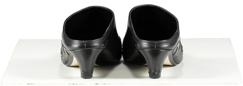 Khaite Black western Leather Mules UK 6.5 EU 39.5 👠