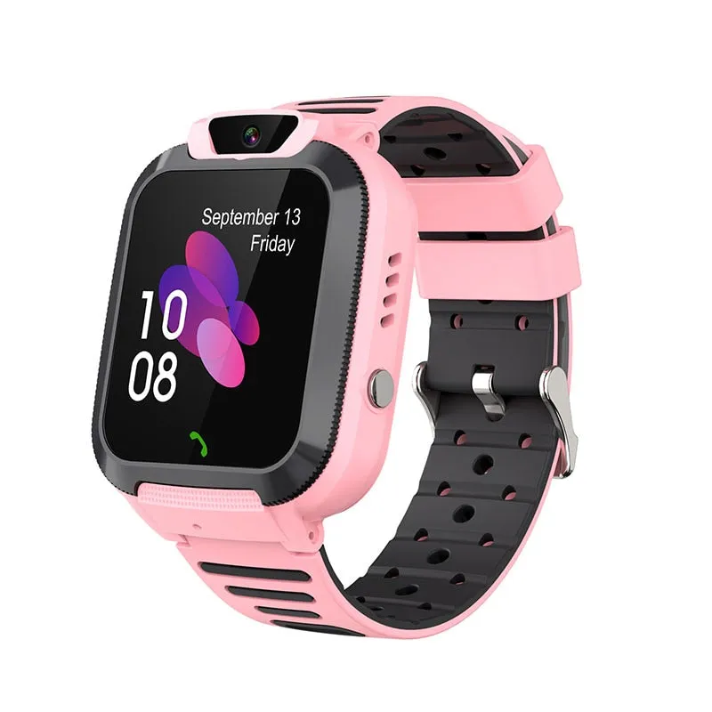 Kids Smart Watch SOS Call LBS Tracker Location Sim Card Kid Watch Camera Voice Chat IP68 Waterproof Smartwatch For Children