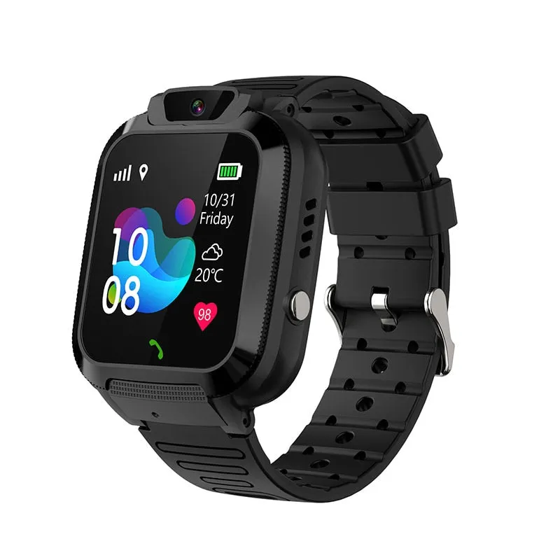 Kids Smart Watch SOS Call LBS Tracker Location Sim Card Kid Watch Camera Voice Chat IP68 Waterproof Smartwatch For Children