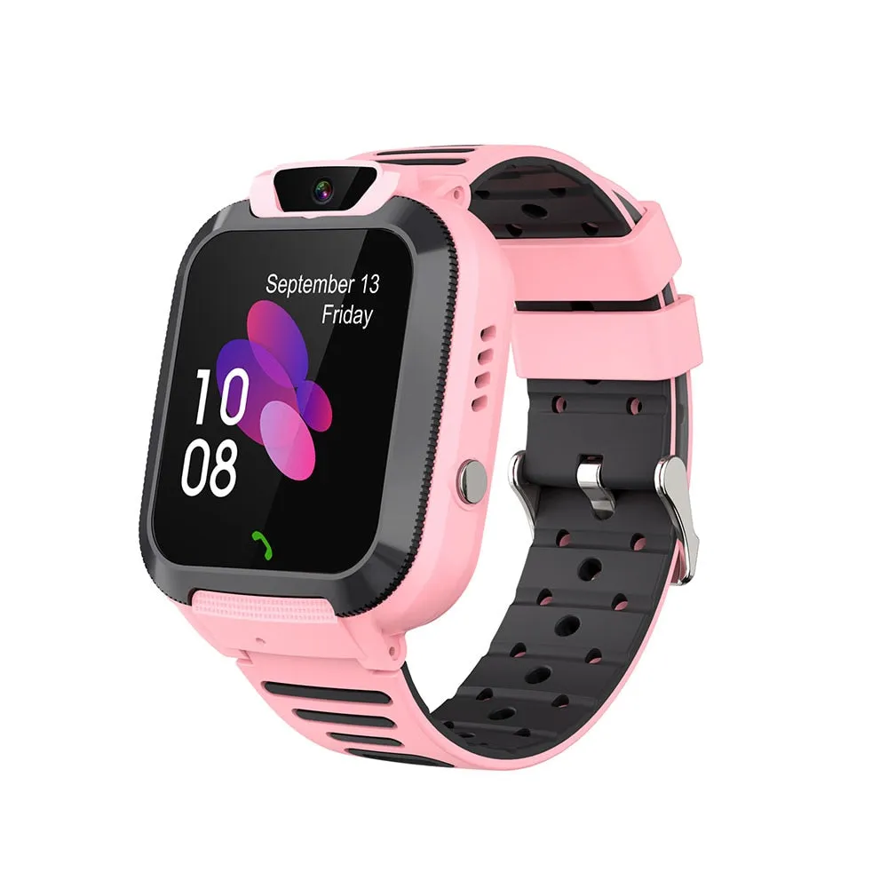 Kids Smart Watch SOS Call LBS Tracker Location Sim Card Kid Watch Camera Voice Chat IP68 Waterproof Smartwatch For Children