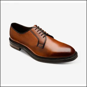 Loake Leyburn Mahogany Grain Premium Shoe@