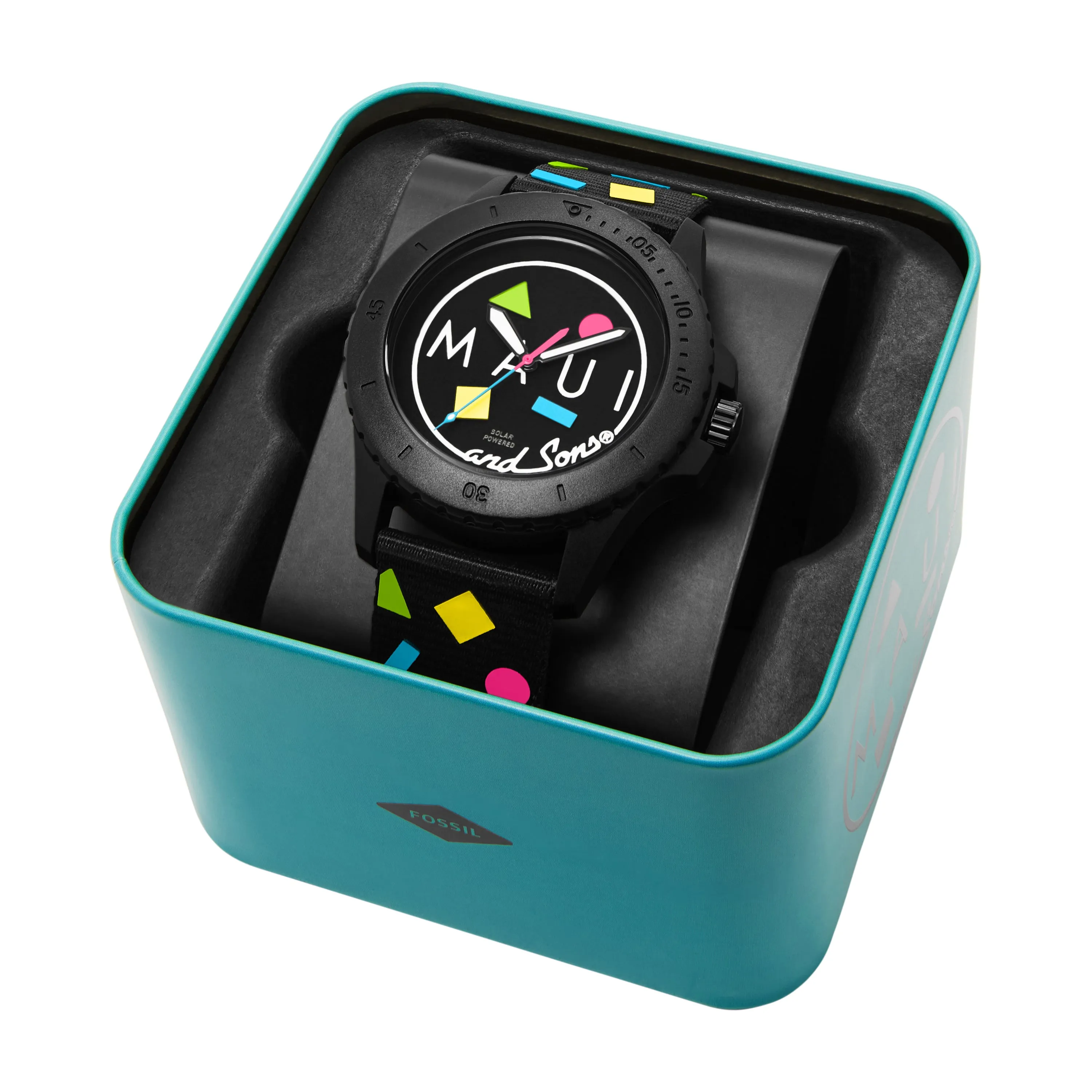 Maui and Sons x Fossil FB-01 Solar-Powered Watch