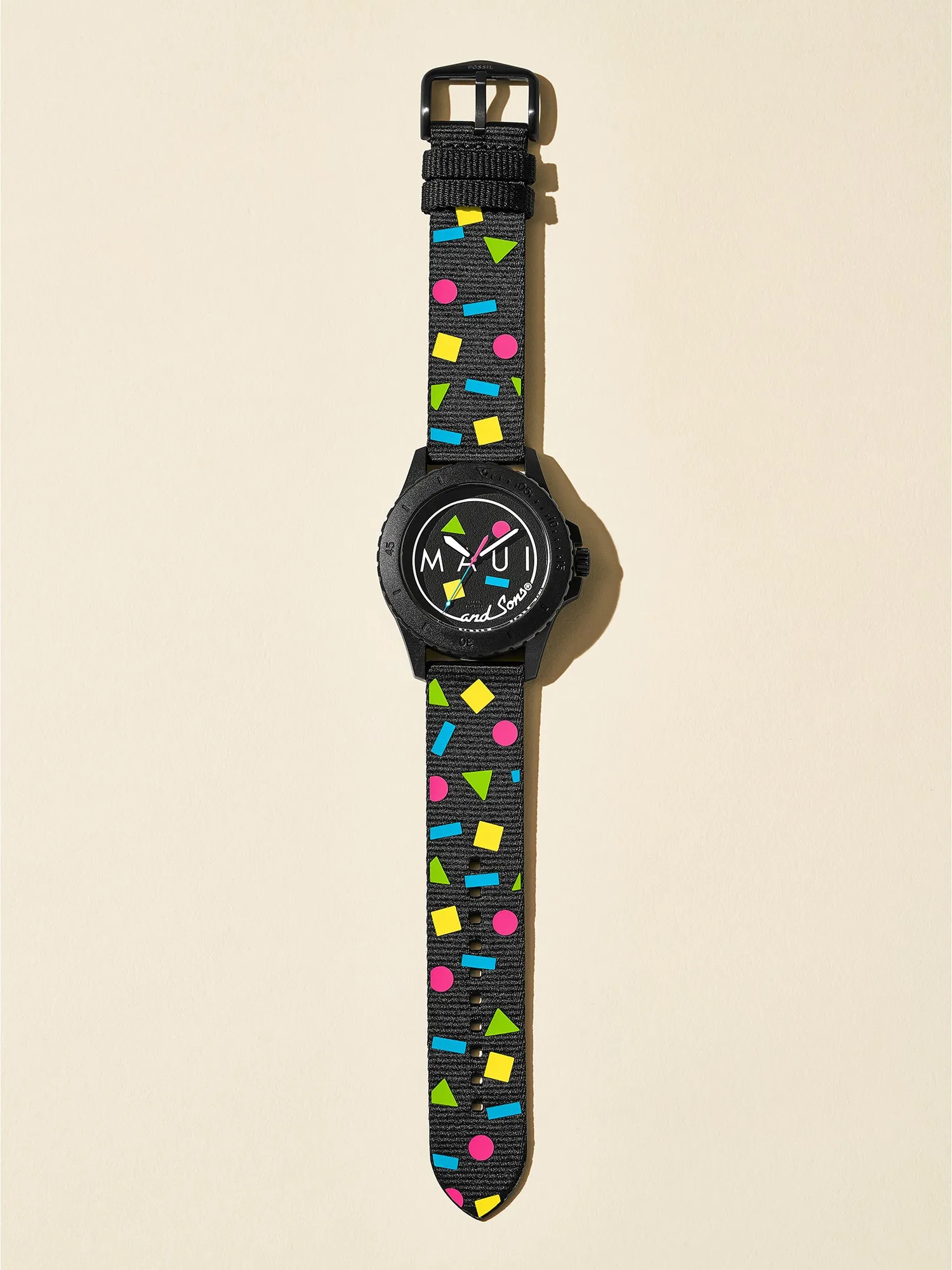 Maui and Sons x Fossil FB-01 Solar-Powered Watch