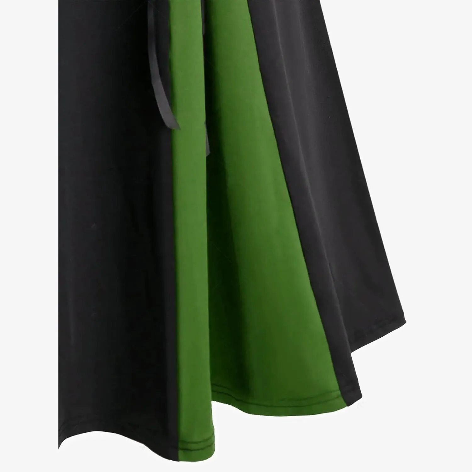 Maxi Skirts Women's Victorian Skirt Vintage A-Line Long Midi Skirt Lace Up Gothic Pleated Skirt Solid Long Skirts