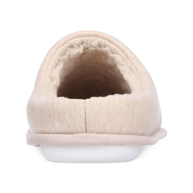 Mens Faux Fur Comfy Slide Slippers