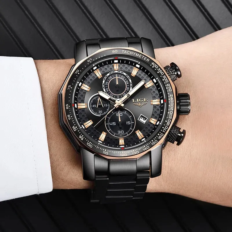Mens Luxurious LIGE Watches