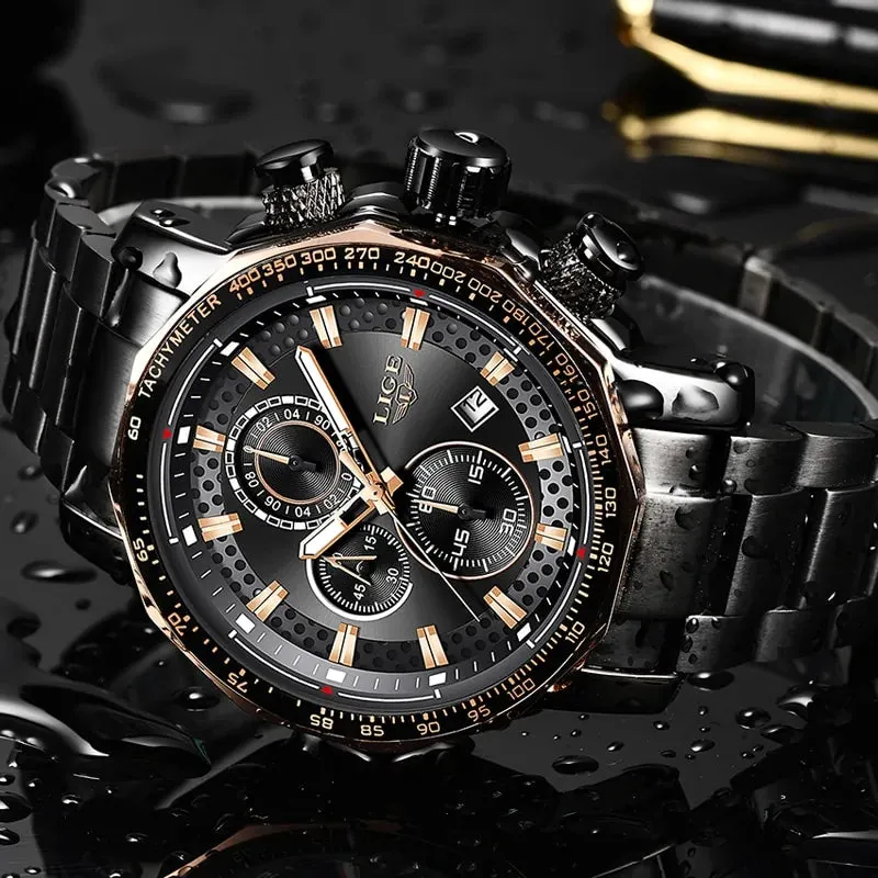 Mens Luxurious LIGE Watches