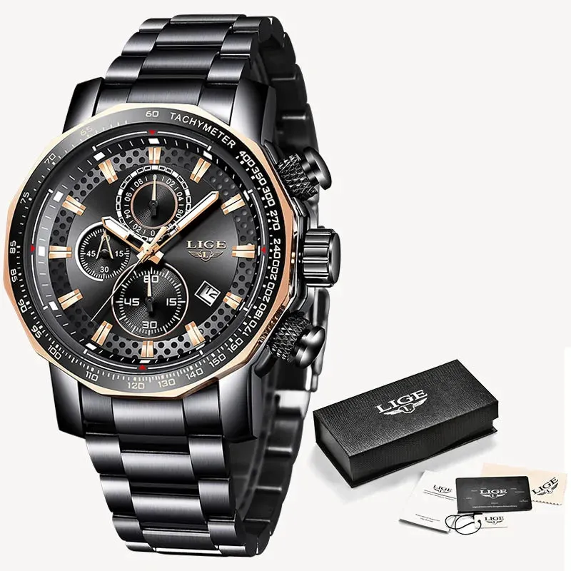 Mens Luxurious LIGE Watches
