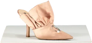 Midnight 00 Pink Satin Antoinette Mules UK 5 EU 38 👠