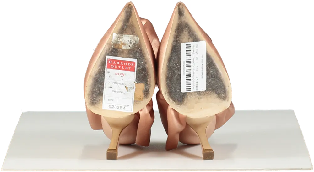 Midnight 00 Pink Satin Antoinette Mules UK 5 EU 38 👠