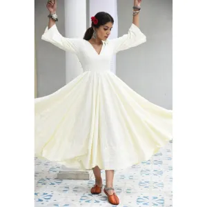 MONK & MEI Falak- Embroidered Dress