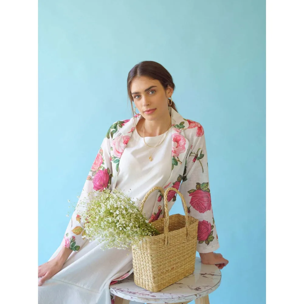MONK & MEI Spring Dress Set Ivory White (Set of 2)