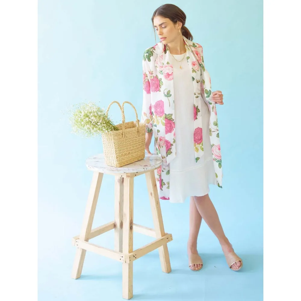 MONK & MEI Spring Dress Set Ivory White (Set of 2)