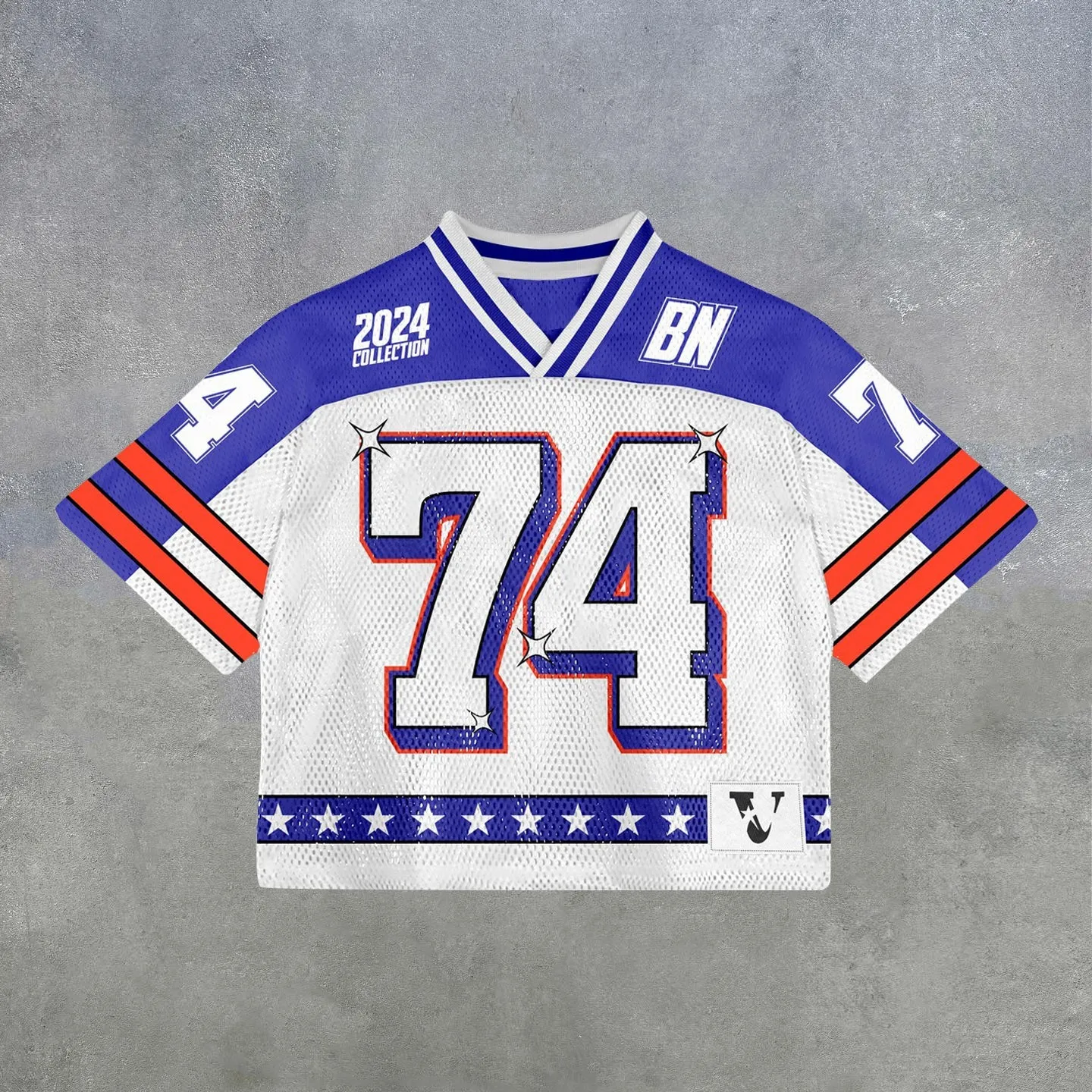 NO.74 Casual Street Retro Jersey T-shirt
