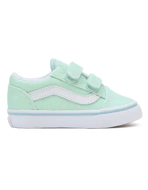 Old Skool V Glitter Pastel Blue Shoes (Little Kids)