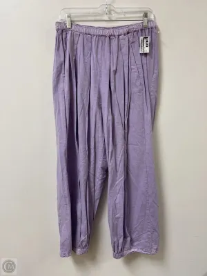 Pants Linen By Free People In Purple, Size: S